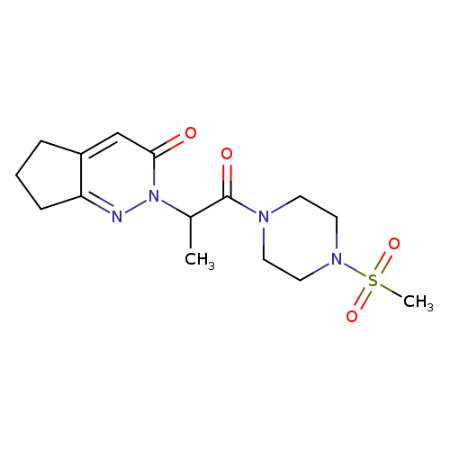2-[1-(4-methanesulfonylpiperazin-1-yl)-1-oxopropan-2-yl]-2H,3H,5H,6H,7H-cyclopenta[c]pyridazin-3-one
