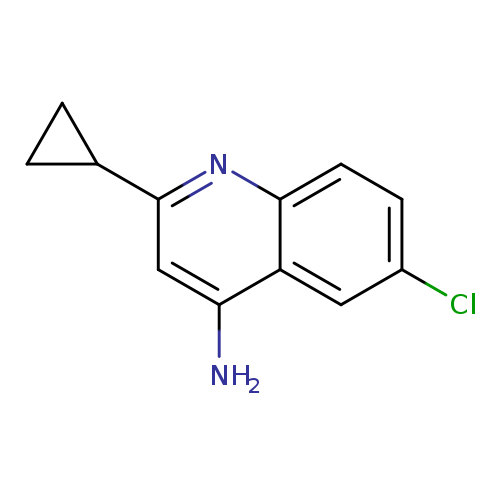 6-chloro-2-cyclopropylquinolin-4-amine