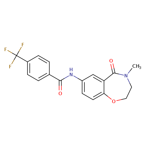 N-(4-methyl-5-oxo-2,3,4,5-tetrahydro-1,4-benzoxazepin-7-yl)-4-(trifluoromethyl)benzamide