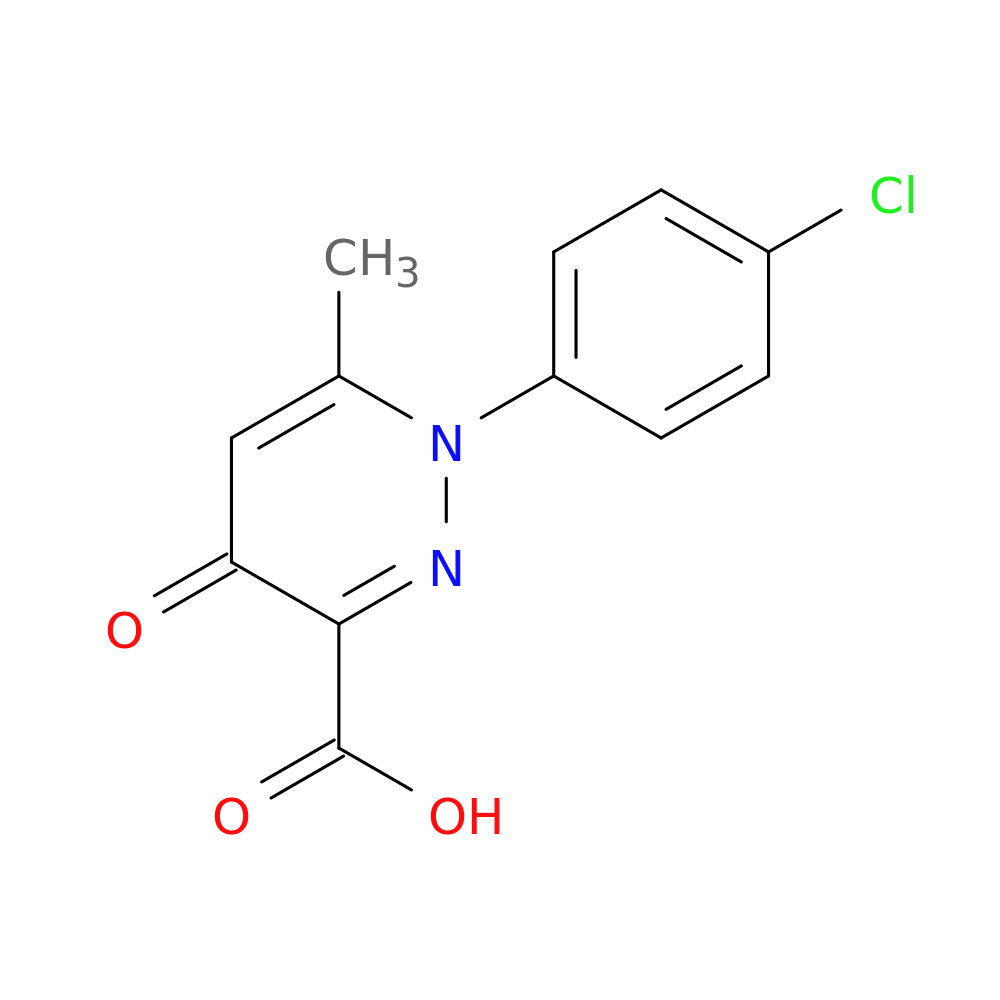 1-(4-Chlorophenyl)-6-methyl-4-oxo-1,4-dihydropyridazine-3-carboxylic acid