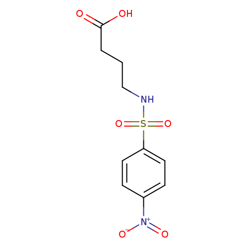 4-([(4-Nitrophenyl)sulfonyl]amino)butanoic acid
