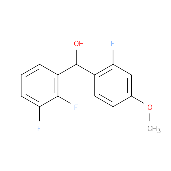 (2,3-difluorophenyl)(2-fluoro-4-methoxyphenyl)methanol