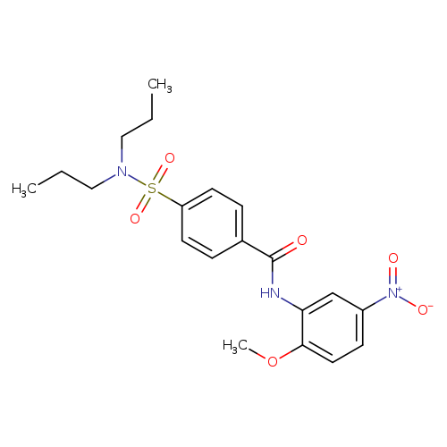4-(dipropylsulfamoyl)-N-(2-methoxy-5-nitrophenyl)benzamide