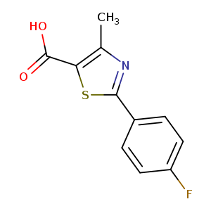 2-(4-Fluorophenyl)-4-Methyl-5-thiazolecarboxylicacid