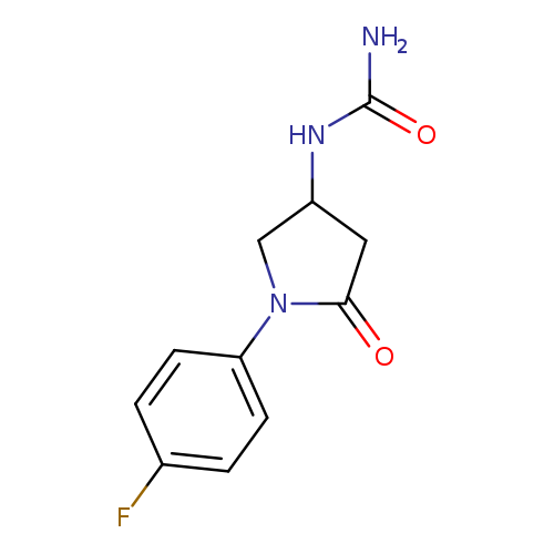 [1-(4-fluorophenyl)-5-oxopyrrolidin-3-yl]urea