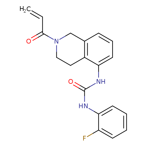 3-(2-fluorophenyl)-1-[2-(prop-2-enoyl)-1,2,3,4-tetrahydroisoquinolin-5-yl]urea