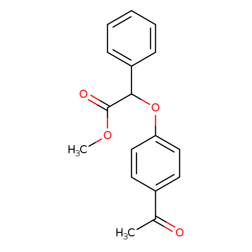 Methyl 2-(4-acetylphenoxy)-2-phenylacetate