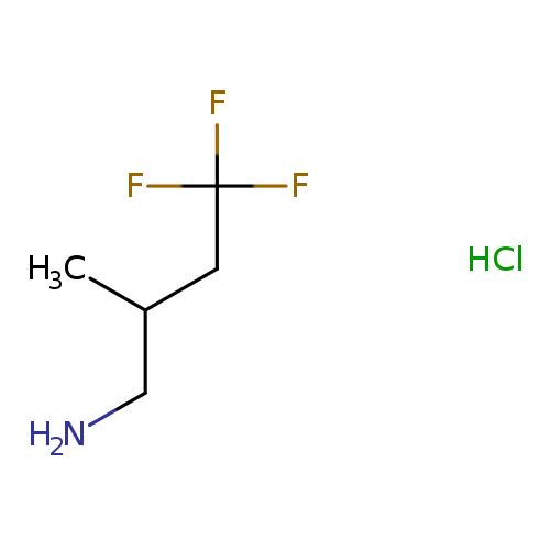 4,4,4-trifluoro-2-methylbutan-1-amine hydrochloride