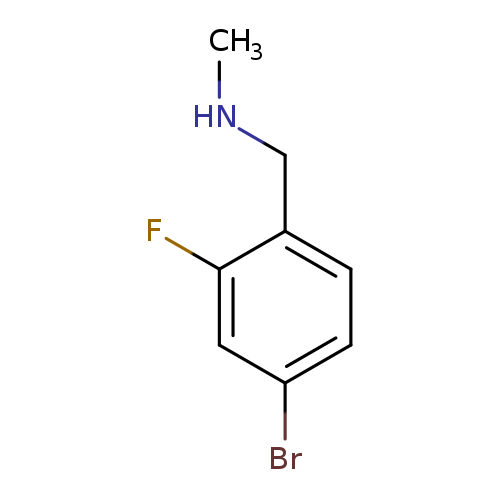 1-(4-bromo-2-fluorophenyl)-N-methylmethanamine
