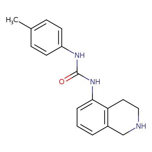 3-(4-methylphenyl)-1-(1,2,3,4-tetrahydroisoquinolin-5-yl)urea