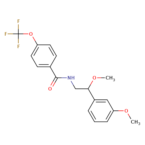N-[2-methoxy-2-(3-methoxyphenyl)ethyl]-4-(trifluoromethoxy)benzamide