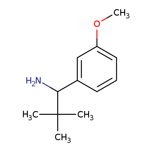 1-(3-methoxyphenyl)-2,2-dimethylpropan-1-amine