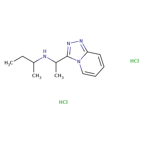 (butan-2-yl)(1-{[1,2,4]triazolo[4,3-a]pyridin-3-yl}ethyl)amine dihydrochloride