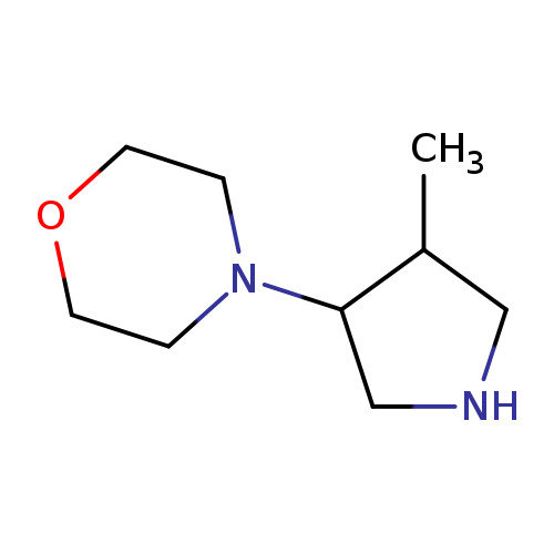 4-(4-methylpyrrolidin-3-yl)morpholine