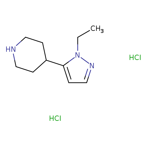 4-(1-ethyl-1H-pyrazol-5-yl)piperidine dihydrochloride