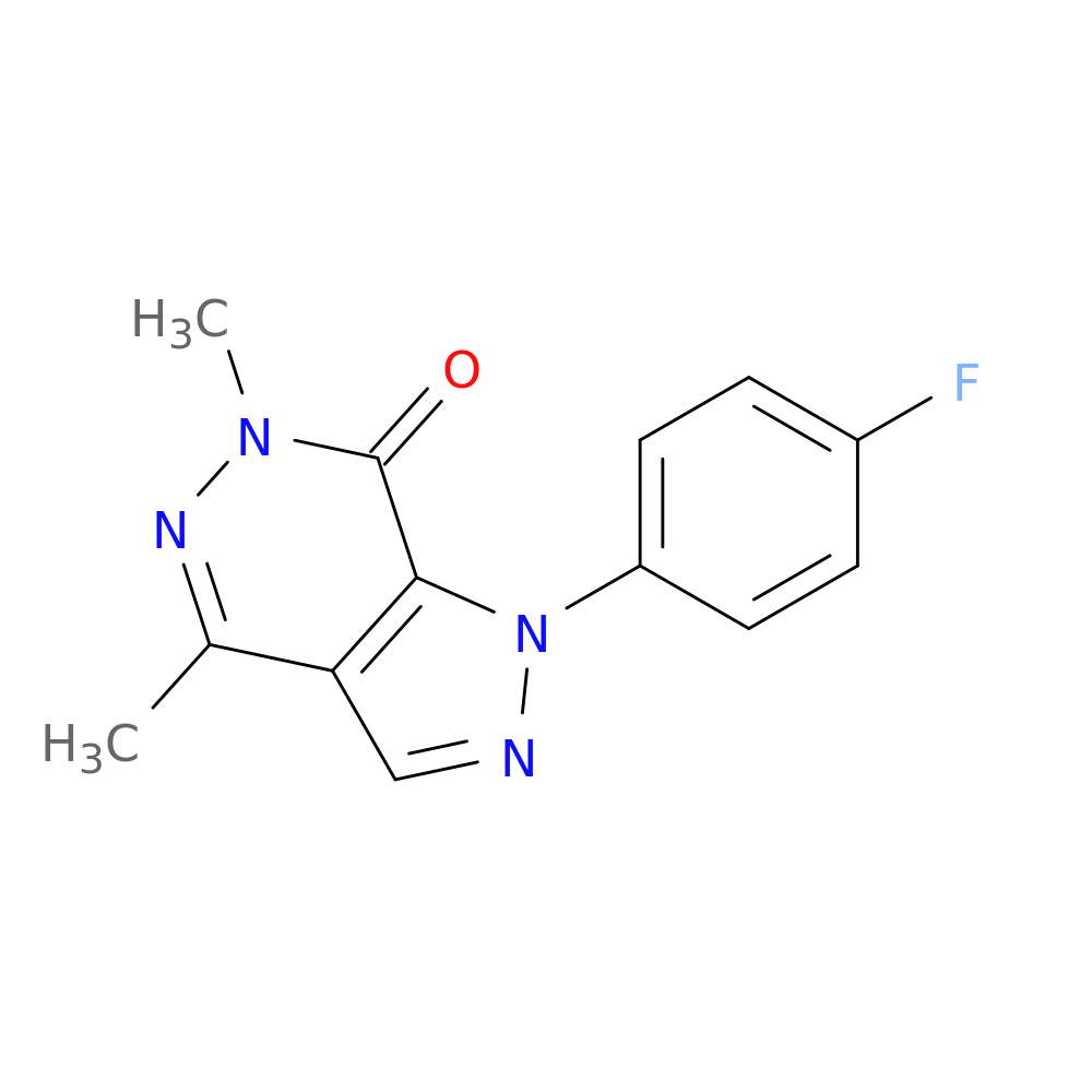 1-(4-fluorophenyl)-4,6-dimethyl-1H,6H,7H-pyrazolo[3,4-d]pyridazin-7-one