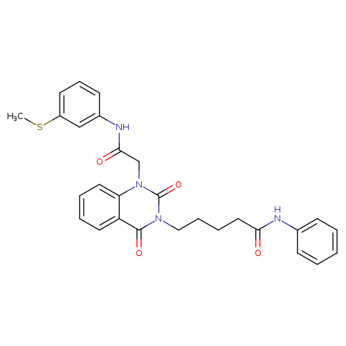 5-[1-({[3-(methylsulfanyl)phenyl]carbamoyl}methyl)-2,4-dioxo-1,2,3,4-tetrahydroquinazolin-3-yl]-N-phenylpentanamide