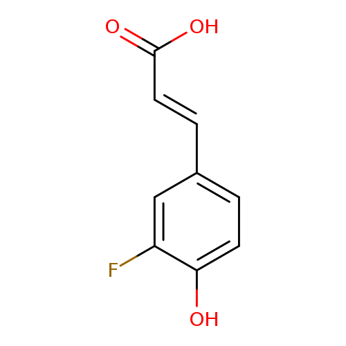 3-Fluoro-4-hydroxycinnamic acid