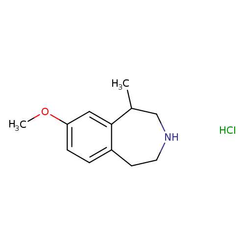 8-methoxy-1-methyl-2,3,4,5-tetrahydro-1H-3-benzazepine hydrochloride
