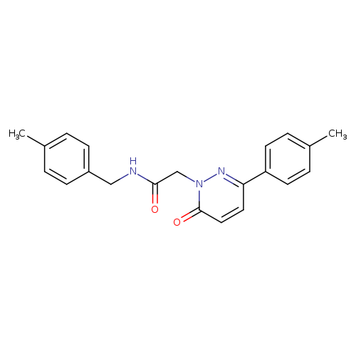 2-[3-(4-methylphenyl)-6-oxo-1,6-dihydropyridazin-1-yl]-N-[(4-methylphenyl)methyl]acetamide