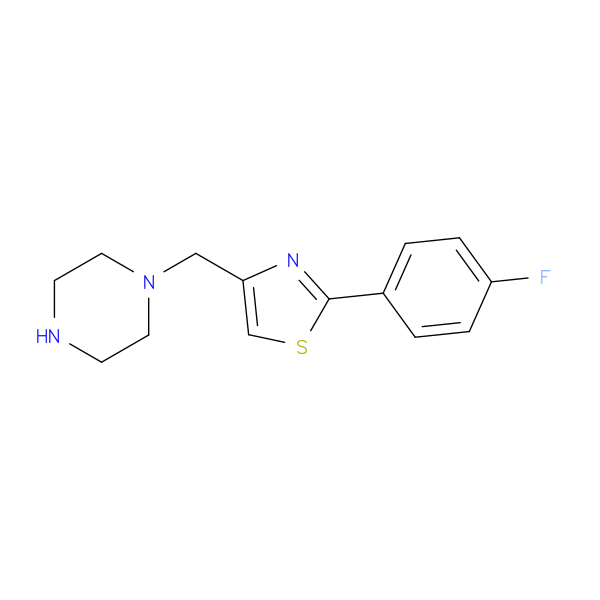 1-{[2-(4-fluorophenyl)-1,3-thiazol-4-yl]methyl}piperazine
