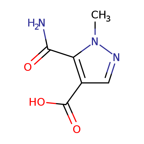 5-carbamoyl-1-methyl-1H-pyrazole-4-carboxylic acid