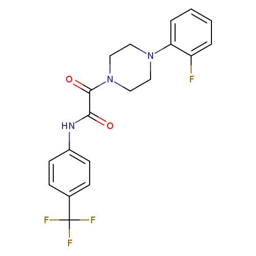 2-[4-(2-fluorophenyl)piperazin-1-yl]-2-oxo-N-[4-(trifluoromethyl)phenyl]acetamide
