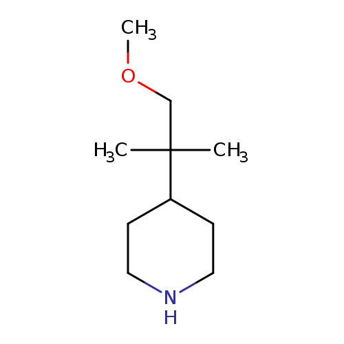 4-(1-methoxy-2-methylpropan-2-yl)piperidine