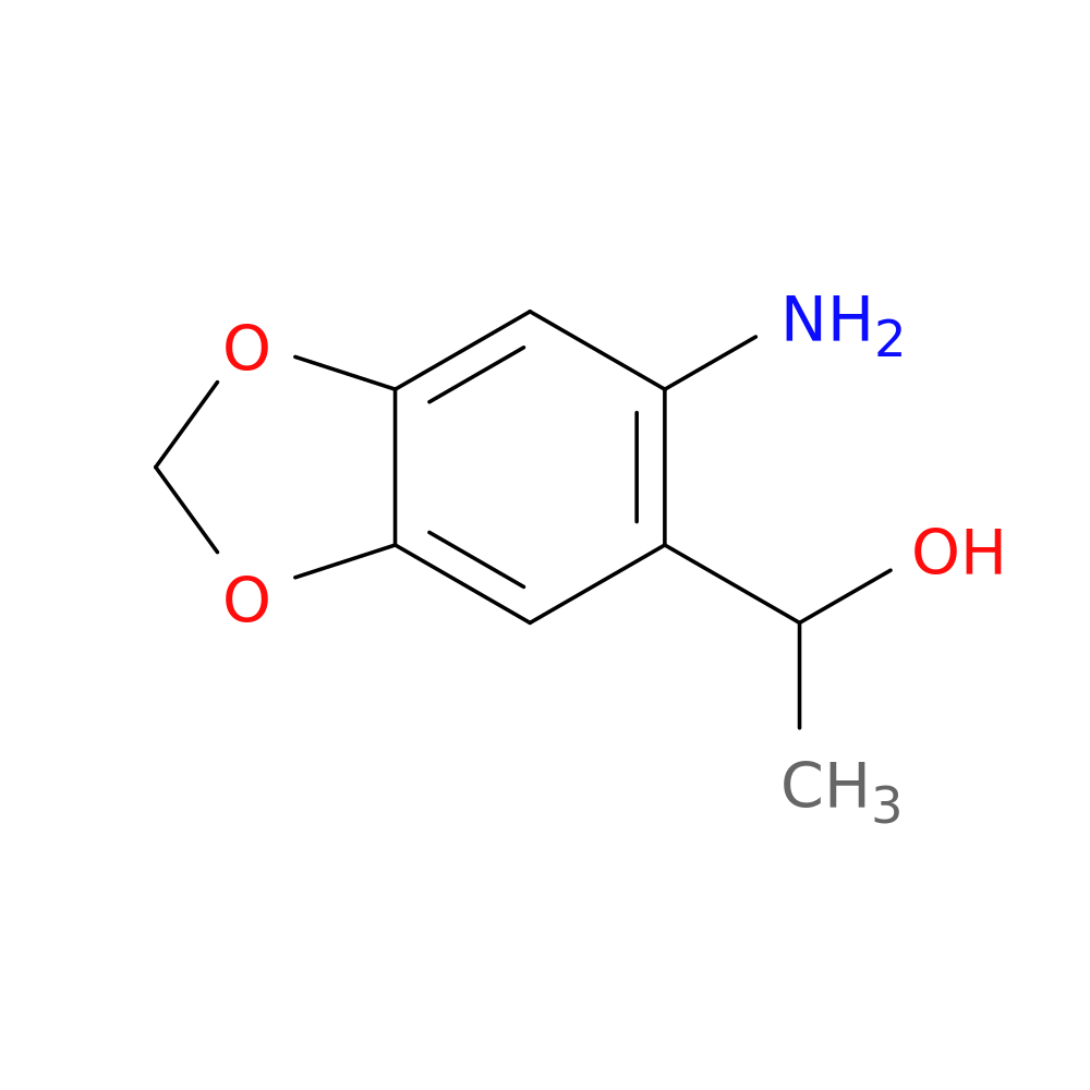 1,3-Benzodioxole-5-methanol, 6-amino-a-methyl-