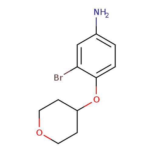 3-bromo-4-(oxan-4-yloxy)aniline