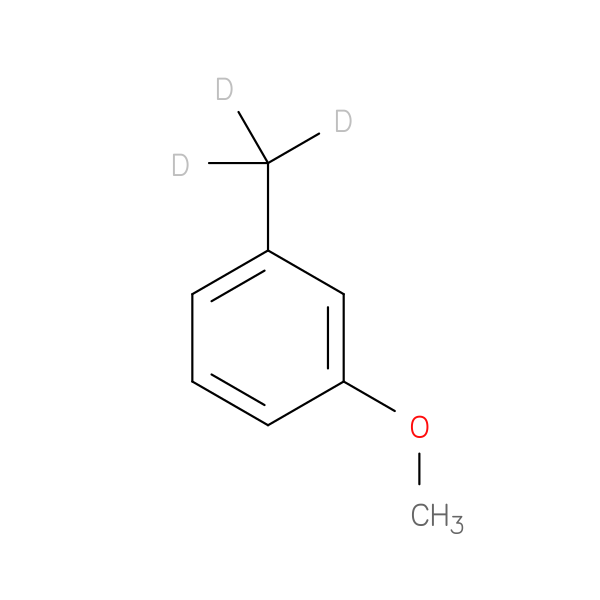 Benzene, 1-methoxy-3-(methyl-d3)- (9CI)