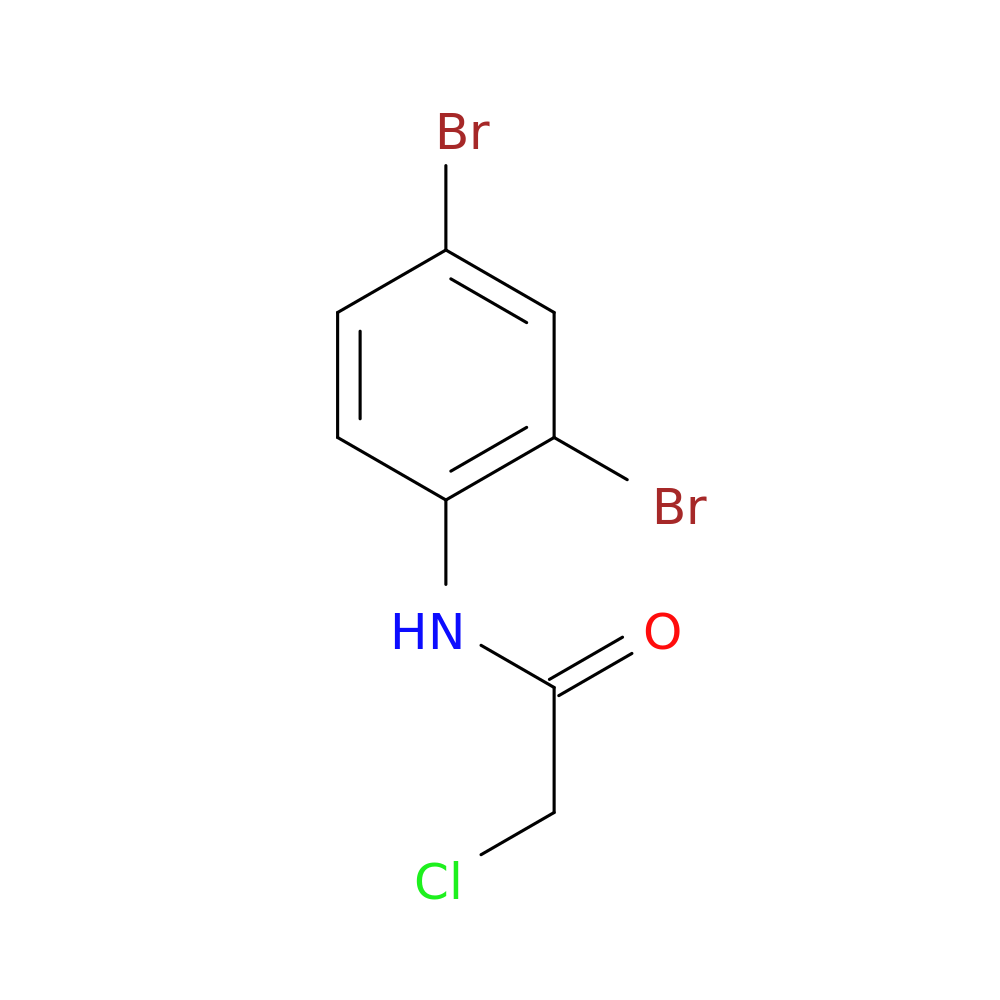 2-chloro-N-(2,4-dibromophenyl)acetamide