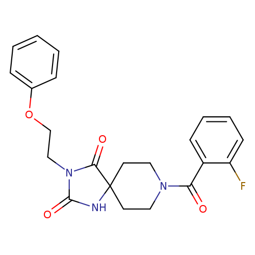 8-(2-fluorobenzoyl)-3-(2-phenoxyethyl)-1,3,8-triazaspiro[4.5]decane-2,4-dione