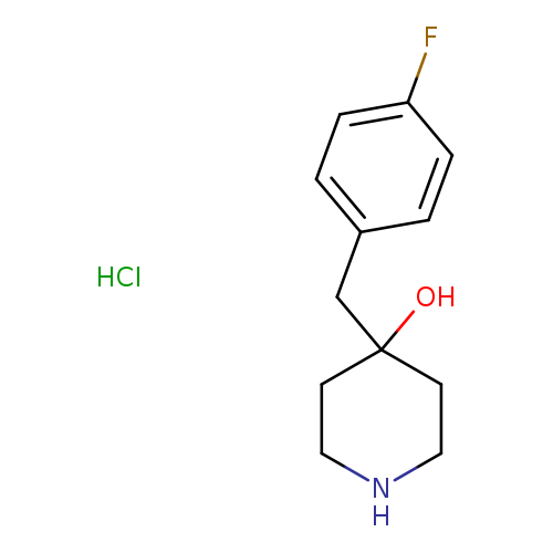 4-[(4-Fluorophenyl)methyl]piperidin-4-ol hydrochloride