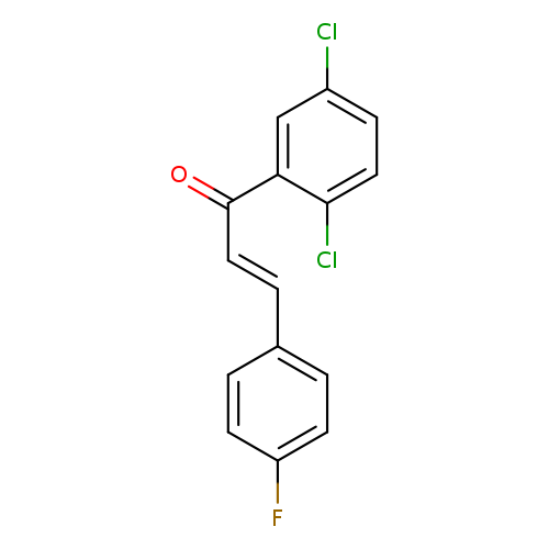 (2E)-1-(2,5-dichlorophenyl)-3-(4-fluorophenyl)prop-2-en-1-one