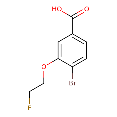 4-Bromo-3-(2-fluoroethoxy)benzoic acid