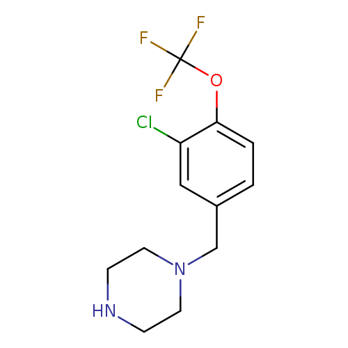 1-{[3-chloro-4-(trifluoromethoxy)phenyl]methyl}piperazine