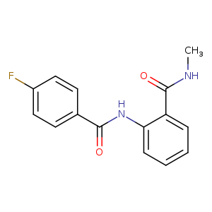 2-[(4-fluorobenzoyl)amino]-N-methylbenzamide