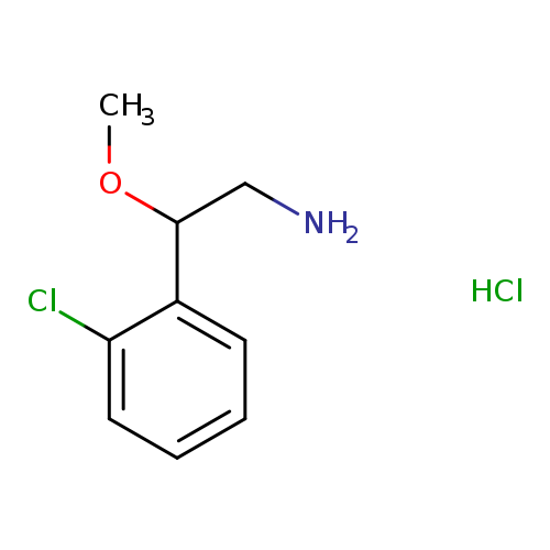 2-(2-chlorophenyl)-2-methoxyethan-1-amine hydrochloride