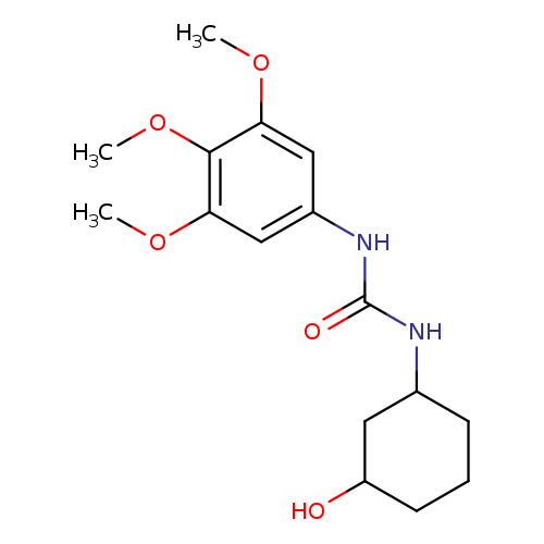 1-(3-hydroxycyclohexyl)-3-(3,4,5-trimethoxyphenyl)urea