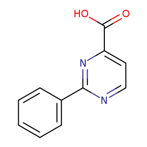 4-Pyrimidinecarboxylic acid, 2-phenyl-