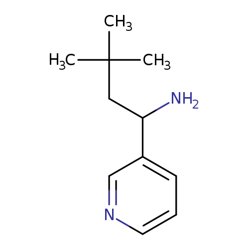 3,3-dimethyl-1-(3-pyridinyl)-1-butanamine