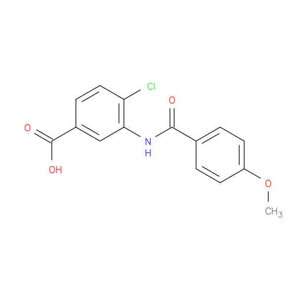 4-chloro-3-(4-methoxybenzamido)benzoic acid