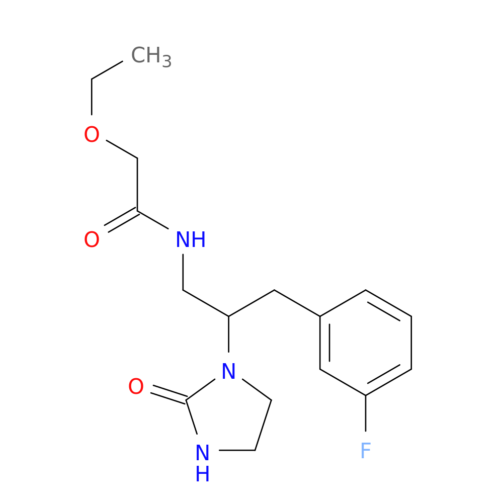 2-ethoxy-N-[3-(3-fluorophenyl)-2-(2-oxoimidazolidin-1-yl)propyl]acetamide