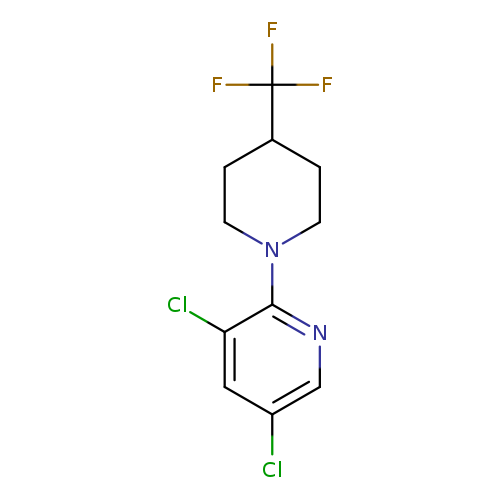 3,5-dichloro-2-[4-(trifluoromethyl)piperidin-1-yl]pyridine