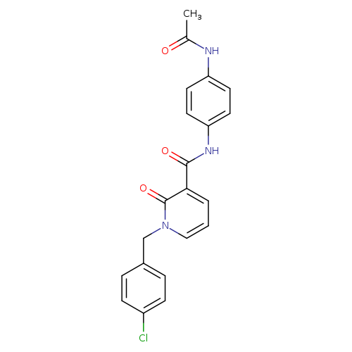 1-[(4-chlorophenyl)methyl]-N-(4-acetamidophenyl)-2-oxo-1,2-dihydropyridine-3-carboxamide