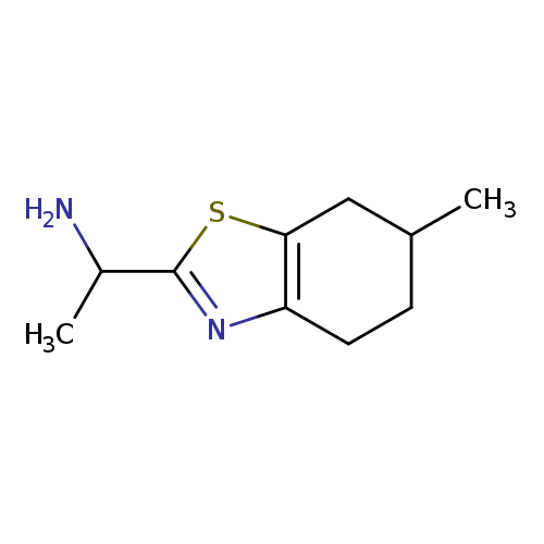 1-(6-METHYL-4,5,6,7-TETRAHYDRO-1,3-BENZOTHIAZOL-2-YL)ETHAN-1-AMINE