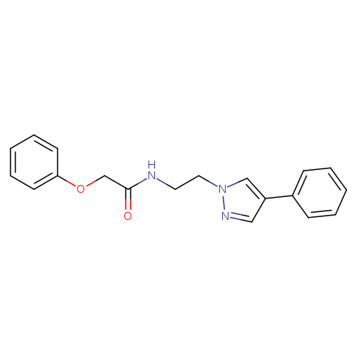 2-phenoxy-N-[2-(4-phenyl-1H-pyrazol-1-yl)ethyl]acetamide