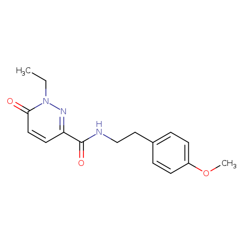 1-ethyl-N-[2-(4-methoxyphenyl)ethyl]-6-oxo-1,6-dihydropyridazine-3-carboxamide