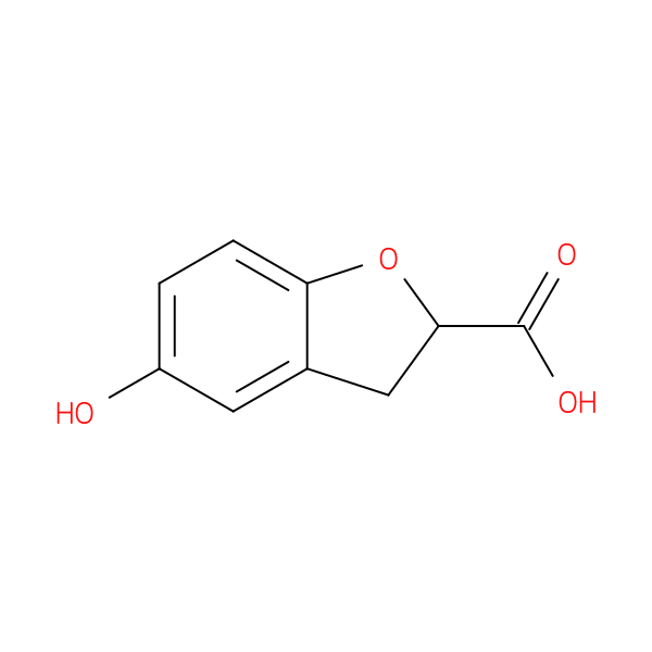 2-Benzofurancarboxylic acid, 2,3-dihydro-5-hydroxy-